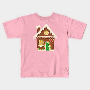 Gingerbread House Kids T-Shirt